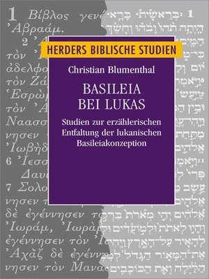 cover image of Basileia bei Lukas